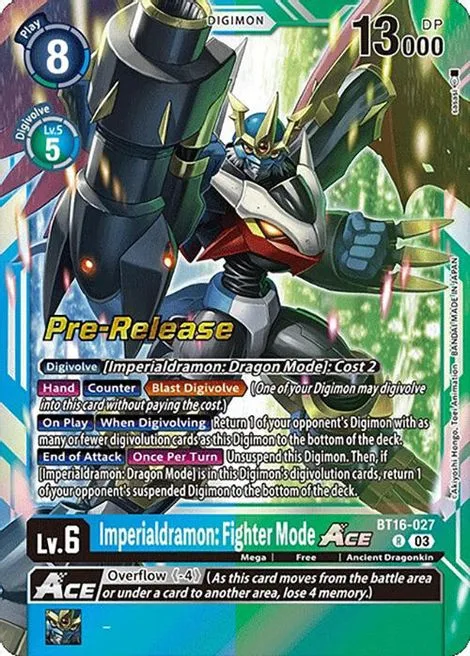 Imperialdramon: Fighter Mode Ace (BT16-027)