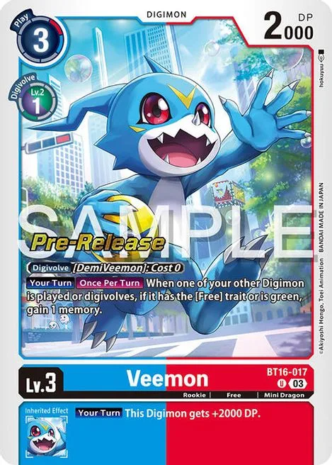 Veemon (BT16-017)