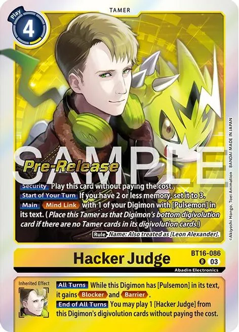 Hacker Judge (BT16-086)