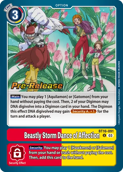 Beastly Storm Dance of Affection (BT16-091)