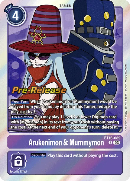 Arukenimon & Mummymon (BT16-089)