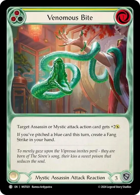Venomous Bite (Yellow)