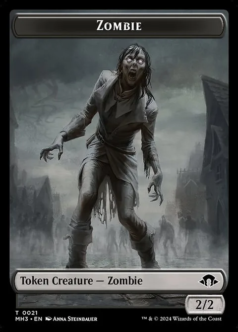 Zombie Token (Black 2/2)