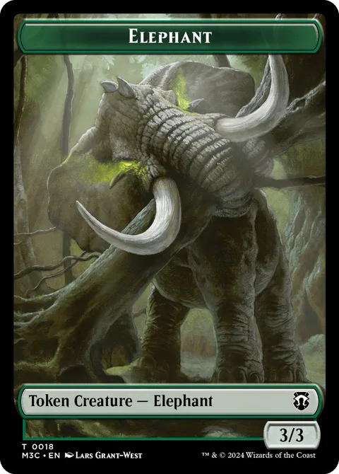Elephant Token (G 3/3) // Beast Token (G 4/4)
