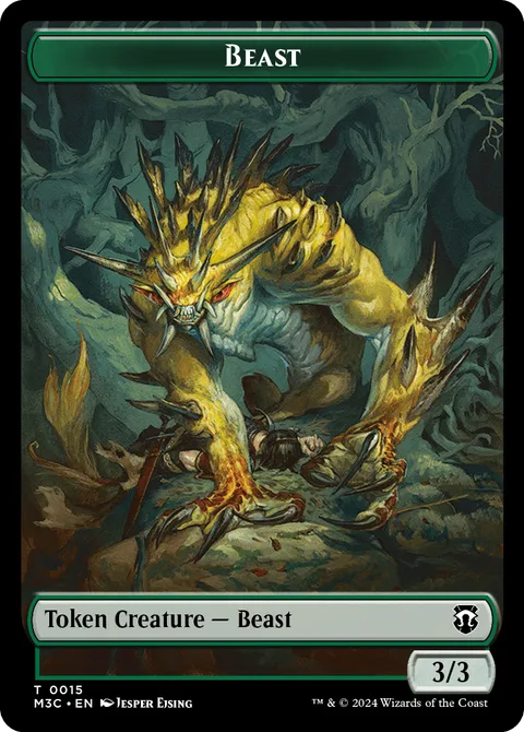 Beast Token (G 3/3) // Insect Token (G 1/1)