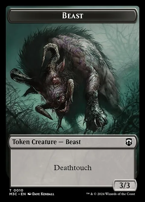 Beast Token (B 3/3) // Shapeshifter Token (U 2/2)