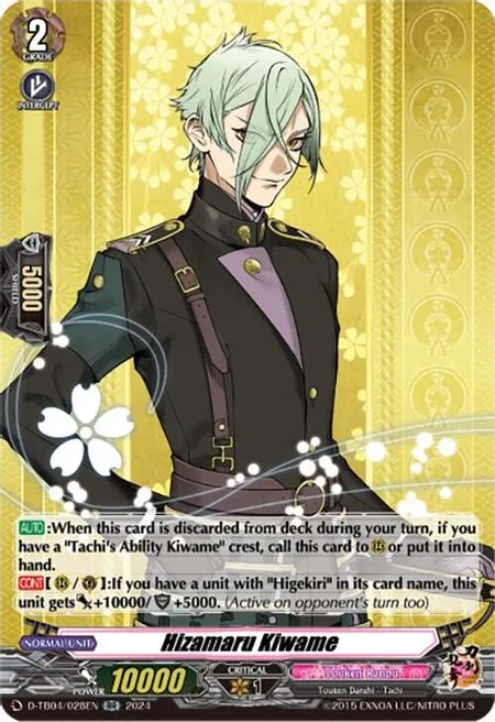 Hizamaru Kiwame [D-Format]