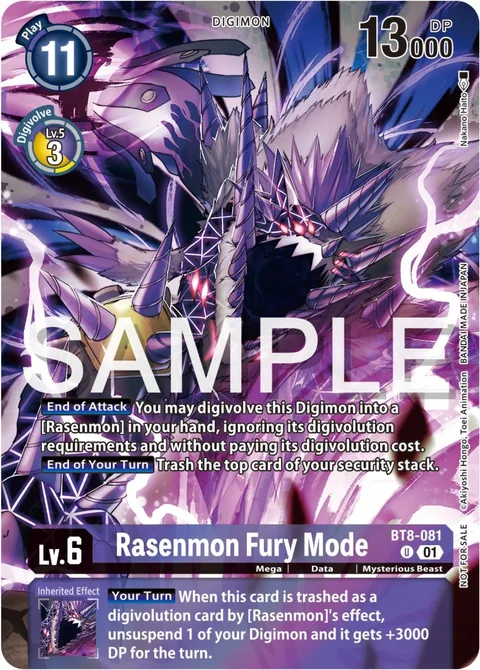 Rasenmon Fury Mode (BT8-081)