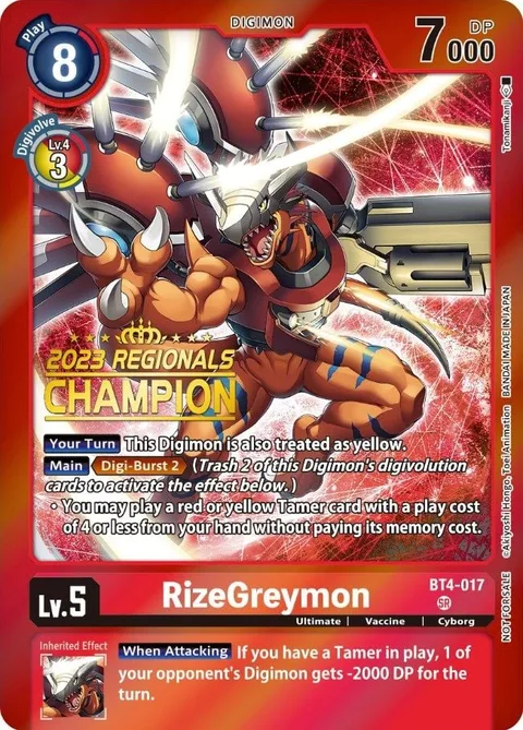 RizeGreymon (BT4-017)