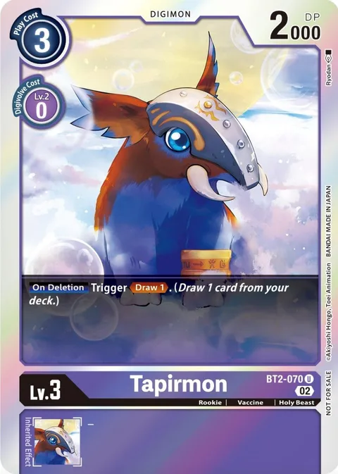 Tapirmon (BT2-070)