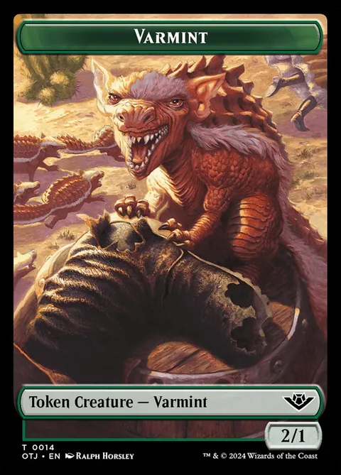 Varmint Token (G 2/1) // Treasure Token