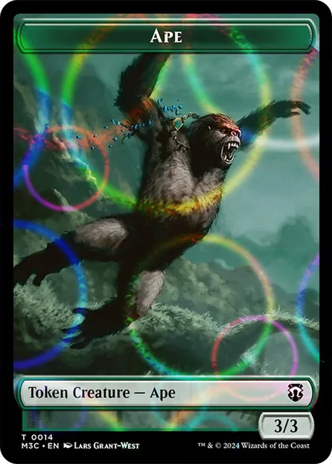Ape Token (G 3/3) // Plant Token (G 0/1)