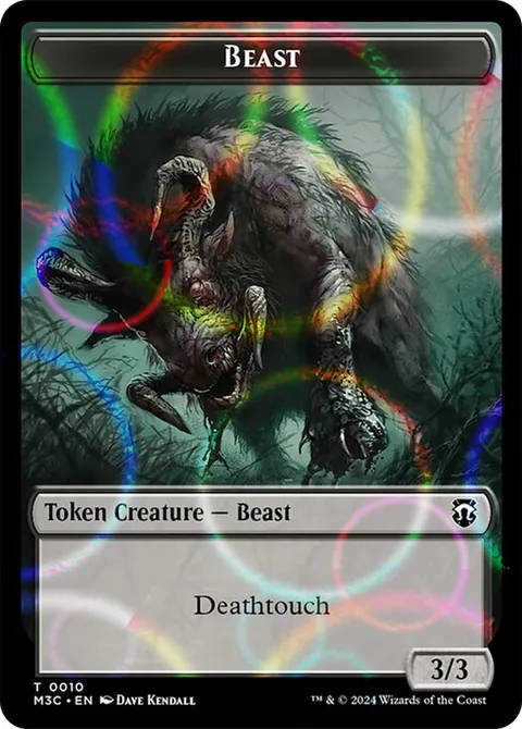 Beast Token (B 3/3) // Shapeshifter Token (U 2/2)