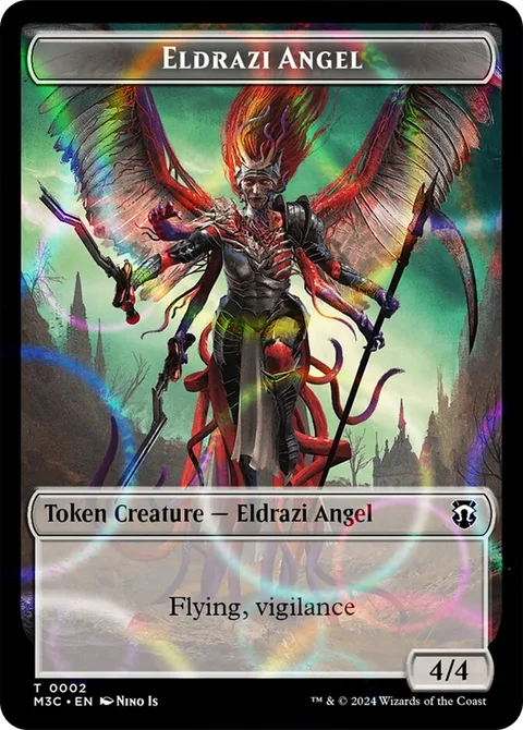 Eldrazi Angel Token (C 4/4) // Copy Token