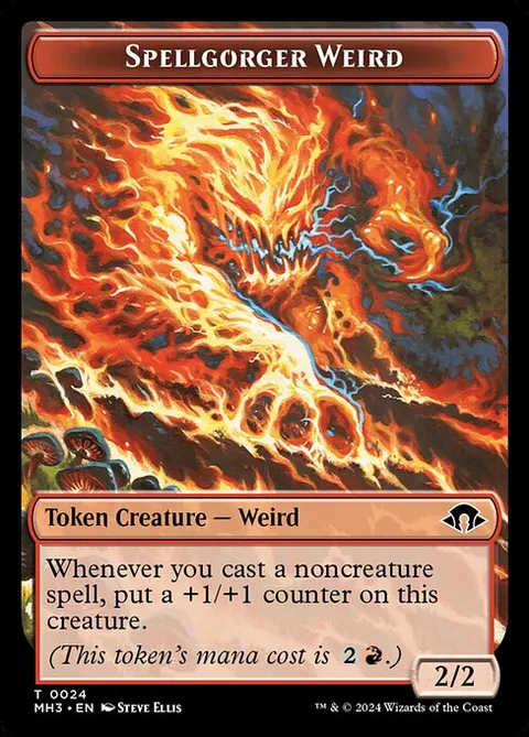Spellgorger Weird Token (R 2/2) // Servo Token (A 1/1)