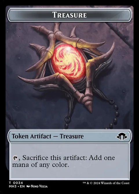 Phyrexian Germ Token (B 0/0) // Treasure Token