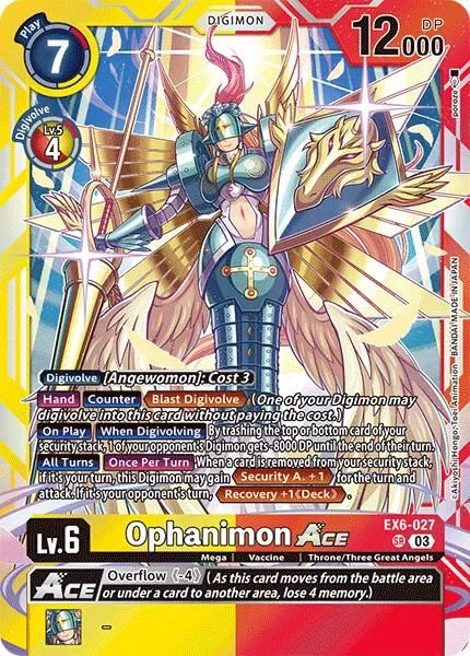 Ophanimon Ace (EX6-027)