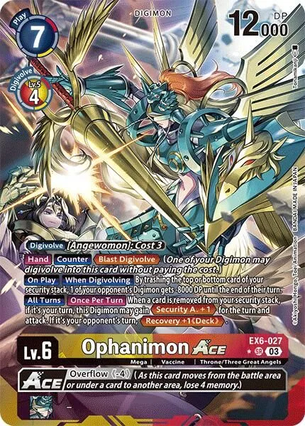 Ophanimon Ace (EX6-027)
