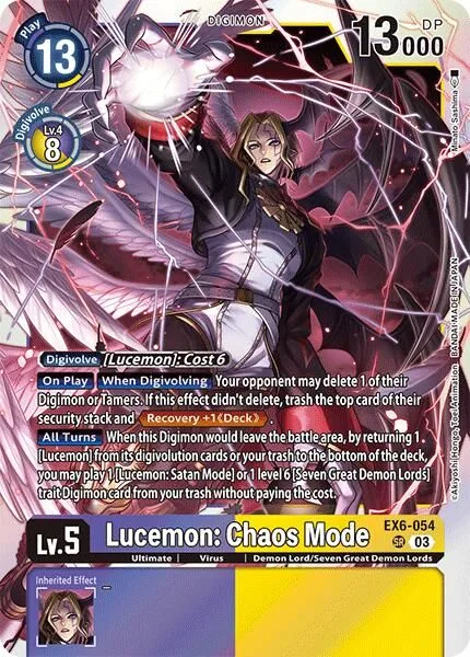 Lucemon: Chaos Mode (EX6-054)