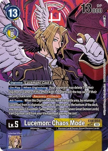 Lucemon: Chaos Mode (EX6-054)