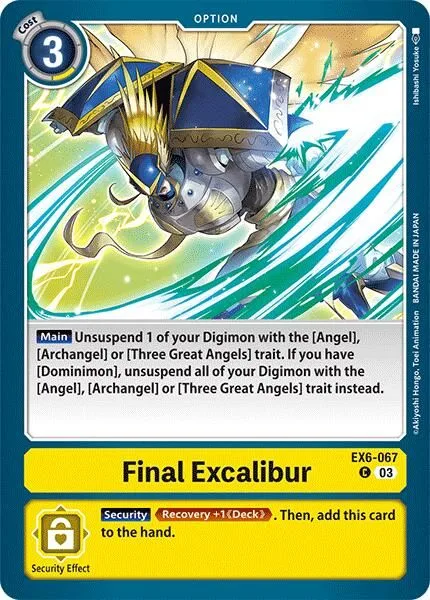 Final Excalibur (EX6-067)