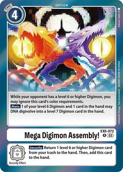 Mega Digimon Assembly! (EX6-072)