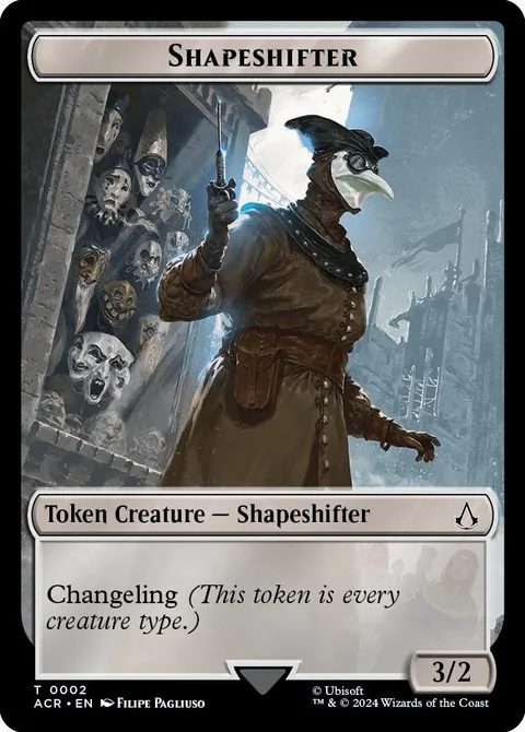 Shapeshifter Token (Colorless 3/2)