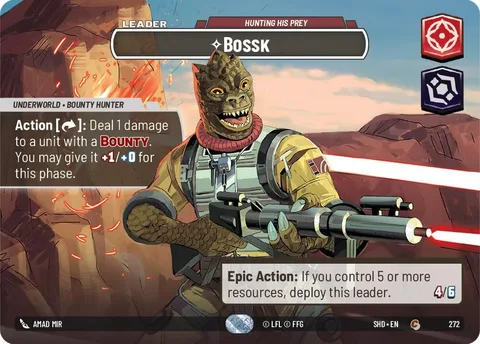 Bossk, Hunting His Prey