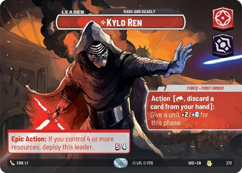 Kylo Ren, Rash and Deadly