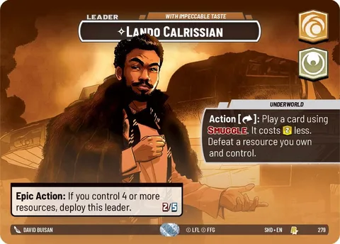 Lando Calrissian, With Impeccable Taste