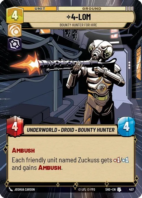 4-LOM, Bounty Hunter for Hire