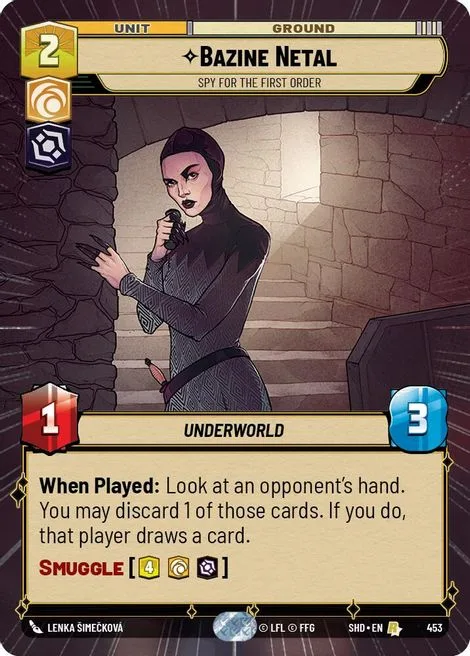 Bazine Netal, Spy for the First Order