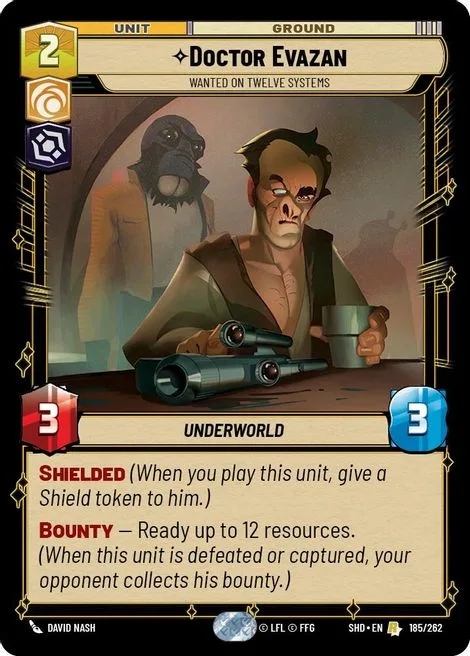 Doctor Evazan, Wanted on Twelve Systems