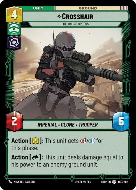 Crosshair, Following Orders