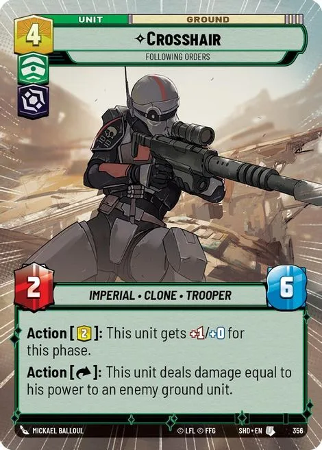 Crosshair, Following Orders