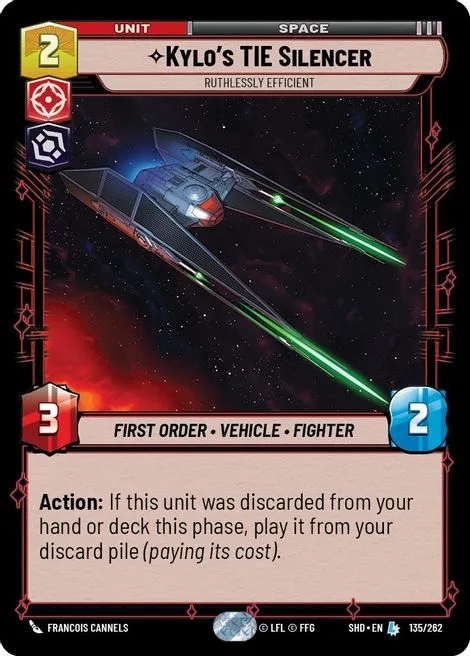 Kylo's TIE Silencer, Ruthlessly Efficient