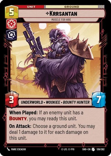 Krrsantan, Muscle for Hire