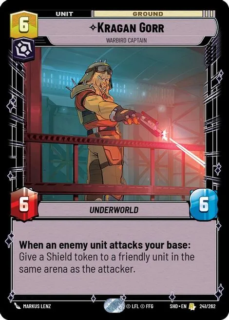 Kragan Gorr, Warbird Captain
