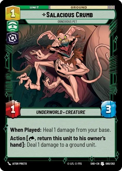 Salacious Crumb, Obnoxious Pet