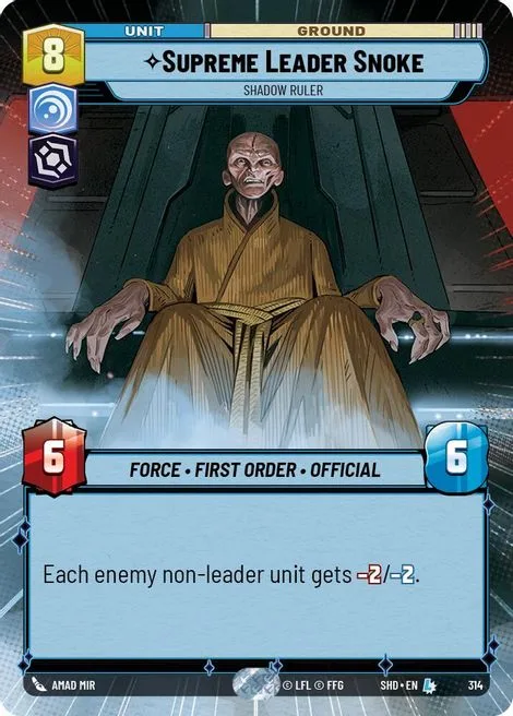 Supreme Leader Snoke, Shadow Ruler