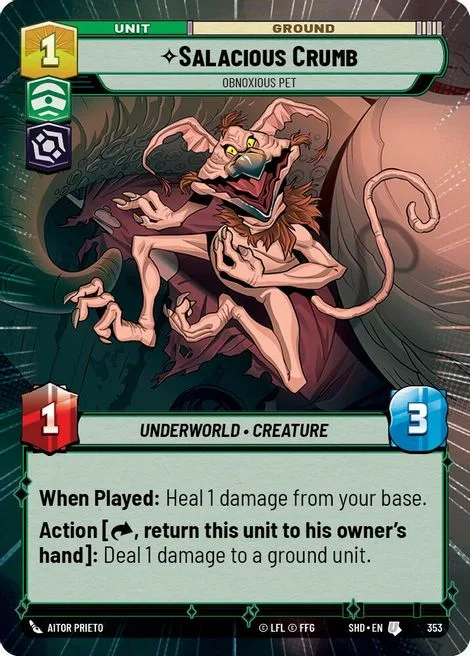 Salacious Crumb, Obnoxious Pet