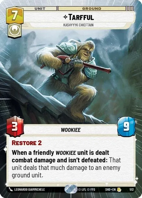 Tarfful, Kashyyyk Chieftain