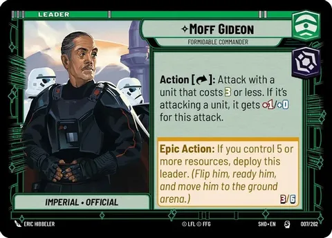 Moff Gideon, Formidable Commander