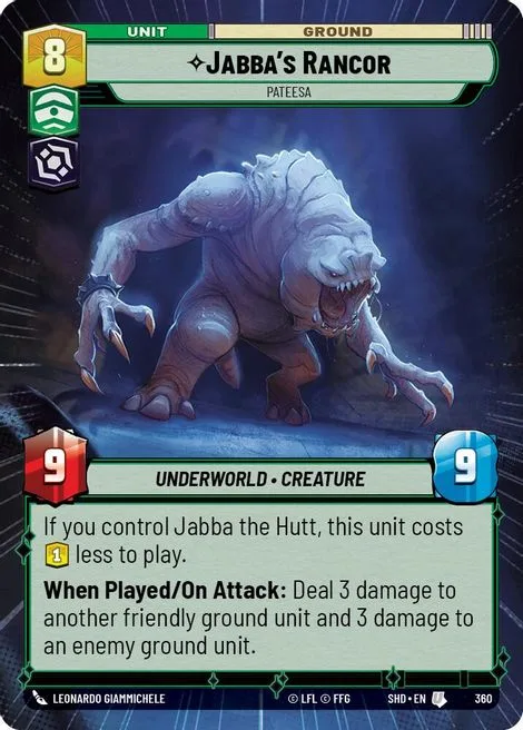 Jabba's Rancor, Pateesa