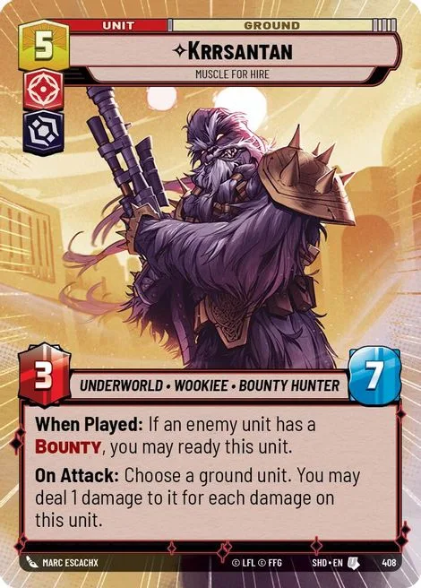 Krrsantan, Muscle for Hire