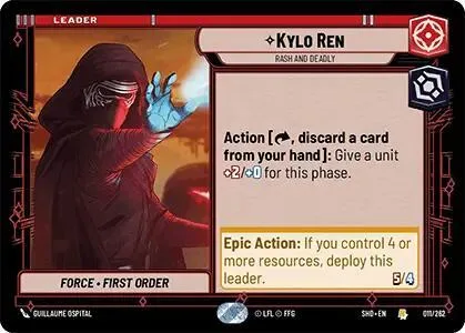 Kylo Ren, Rash and Deadly