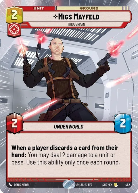 Migs Mayfeld, Triggerman