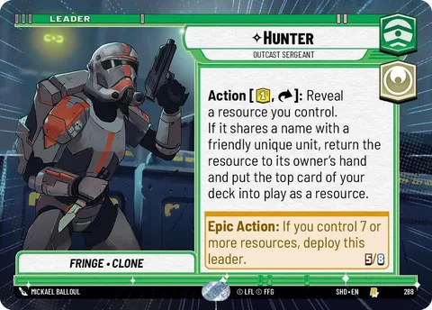 Hunter, Outcast Sergeant