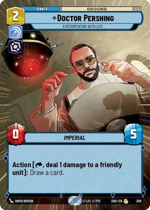 Doctor Pershing, Experimenting With Life