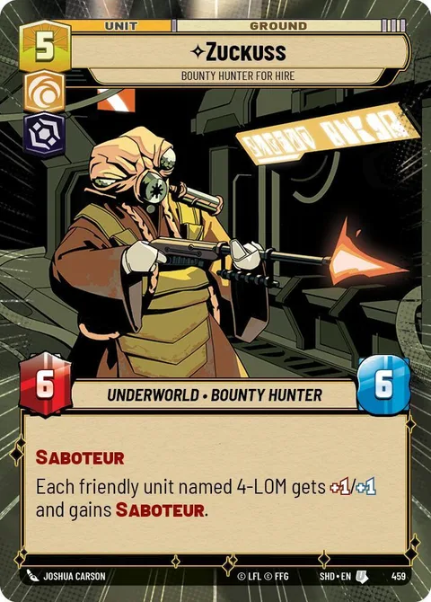 Zuckuss, Bounty Hunter for Hire